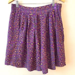 Vintage purple rayon shorts size L